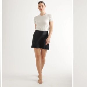 QUINCE 100% Washable Silk Mini Skirt